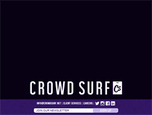 Tablet Screenshot of crowdsurf.net